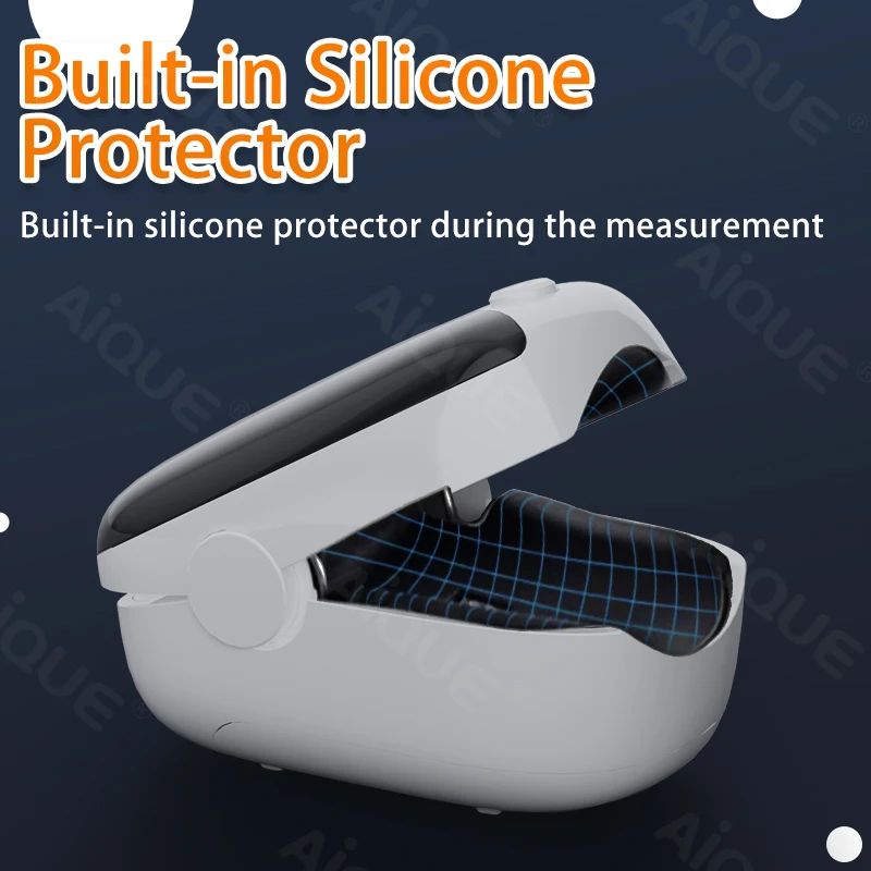 AIQUE Finger Pulse Oximeter Digital Finger Clip TFT Display SpO2 PR Heart Rate Monitor Blood Oxygen Saturation Meter Portable