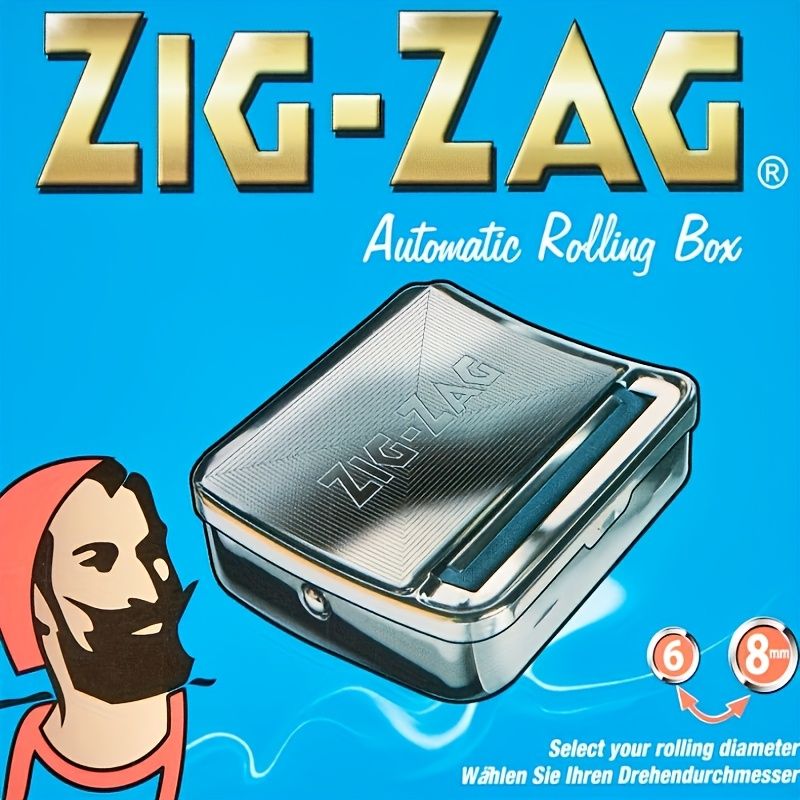 Automatic Cigarette Roller Box, Metal Manual Rolling Machine, Easy Use Tobacco Storage Case, Durable Tin Smoking Accessories