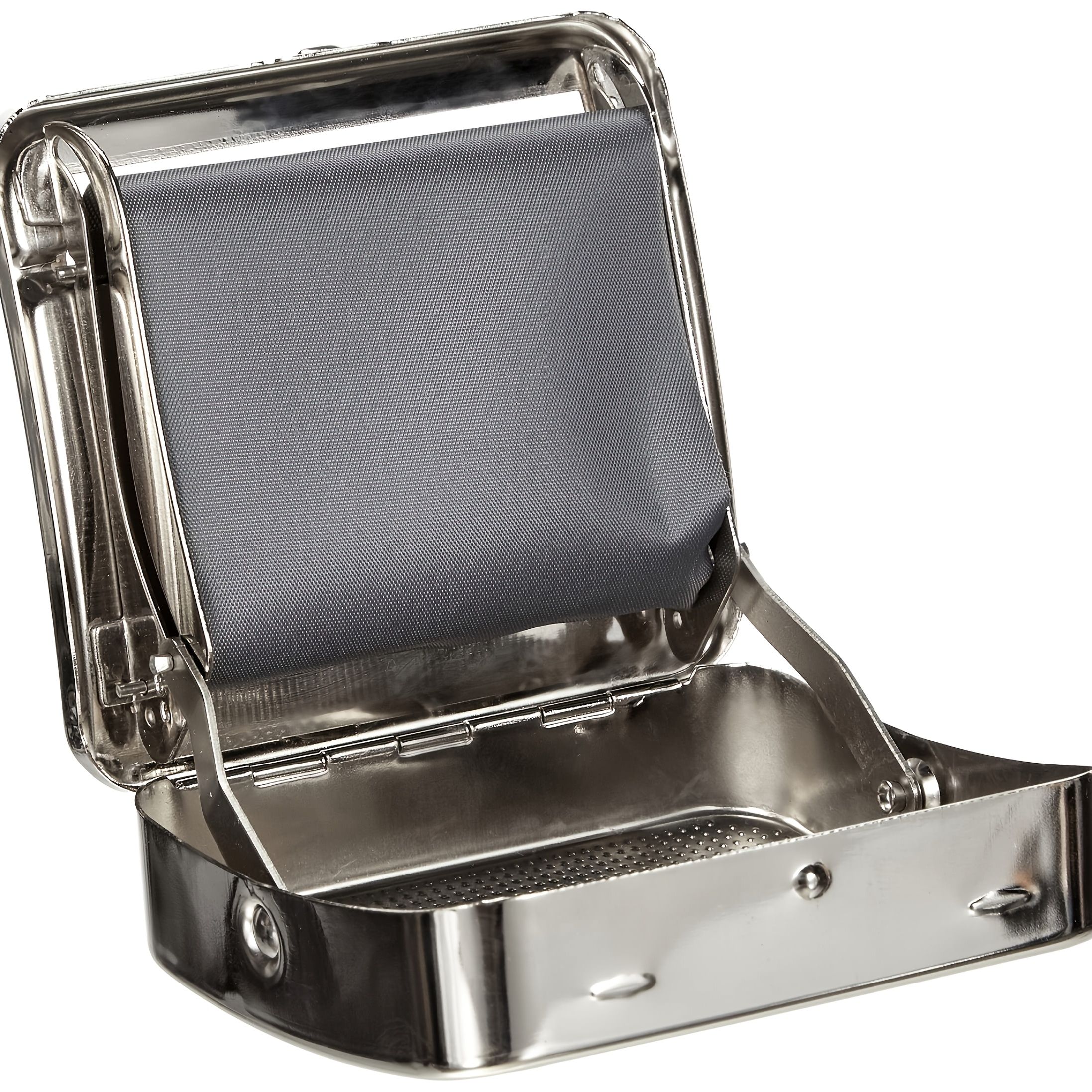 Automatic Cigarette Roller Box, Metal Manual Rolling Machine, Easy Use Tobacco Storage Case, Durable Tin Smoking Accessories