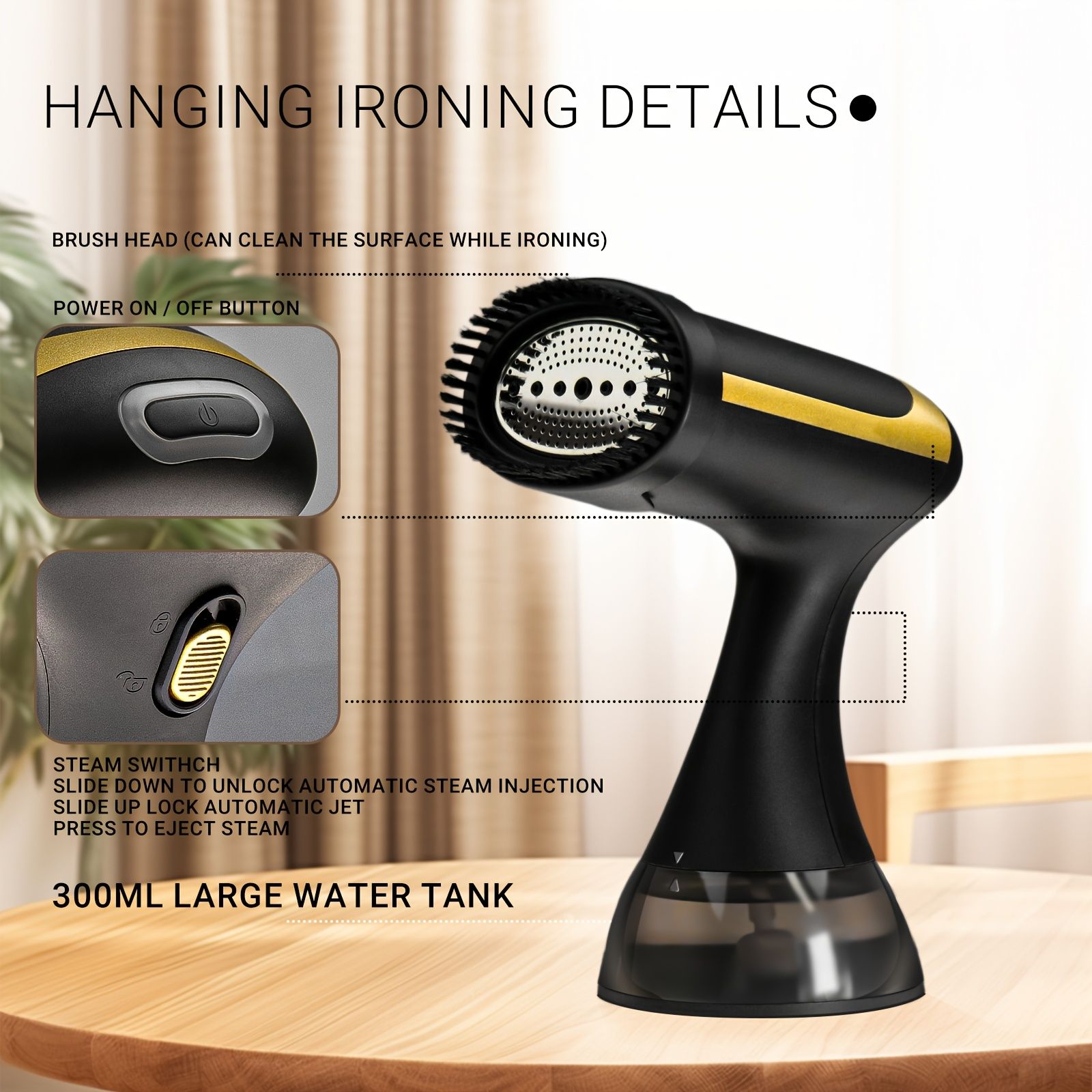 Hot Selling New Product: Handheld Hanging Iron, Household Steam Iron, Convenient Travel Style, Household Handheld Steam Iron, Ironing Machine
