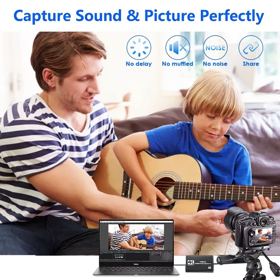 4K Audio Video Capture Card USB 3.0 HDTV Video Capture Device Full HD Recording