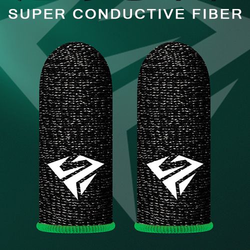 4pcs Mobile Gaming Thumb Sleeve Sets(2 Pair), Chicken, King of Glory, Gaming Touch Screen Finger Sleeves, Sweatproof Finger Sleeves