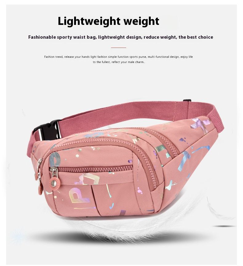 2025 new waist bag women's sports versatile high texture light luxury women's bag