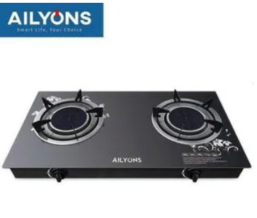 AILYONS High QUALITY infrared Countertop Glass Two Burner Cooker-Auto Ignition