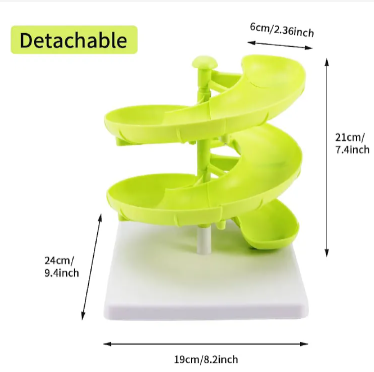 Sliding Spiral egg holder / fruit holder for about 20 eggs