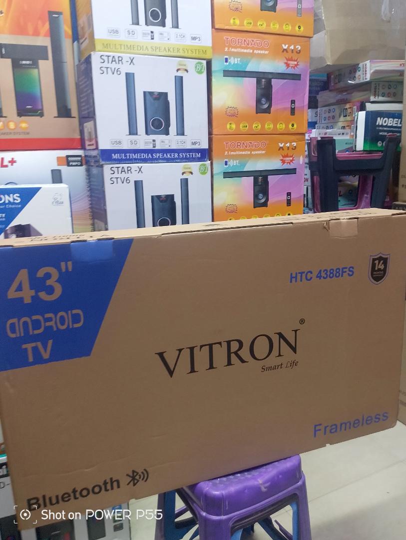 Vitron 43" Smart Android TV (HTC 4388FS ) Bluetooth Enabled with YouTube +Netflix
