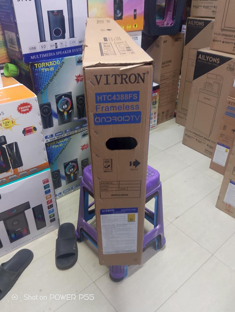 Vitron 43" Smart Android TV (HTC 4388FS ) Bluetooth Enabled with YouTube +Netflix