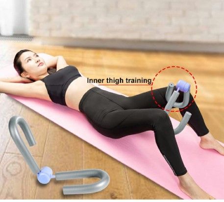Fitness Thigh Master Muscle Toner - Hips, Butt, Leg, Arm Shaper - Postpartum Recovery Thigh Exerciser . Home Gym Resistance Exerciser for Kegel & Pelvic Floor Exercises"