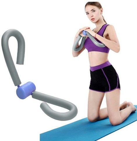 Fitness Thigh Master Muscle Toner - Hips, Butt, Leg, Arm Shaper - Postpartum Recovery Thigh Exerciser . Home Gym Resistance Exerciser for Kegel & Pelvic Floor Exercises"