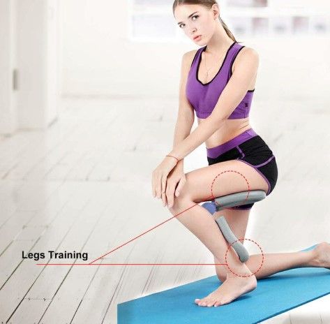 Fitness Thigh Master Muscle Toner - Hips, Butt, Leg, Arm Shaper - Postpartum Recovery Thigh Exerciser . Home Gym Resistance Exerciser for Kegel & Pelvic Floor Exercises"