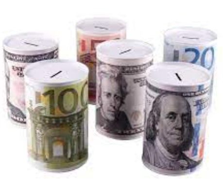 Cylindrical US dollar Metal Tin Can Piggy Bank Money Boxes
Metal Money Can - 100 Dollar Bill Design - Save Your Cash
100 Dollar Bill Tin Bank - Unique & Stylish Savings. Perfect Gift