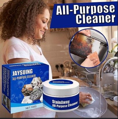 1 miracle cleaning paste - Jaysuing Multipurpose Cleaner Cream - Powerful Steel Cookware, Tiles, Sink, and bottom pot/sufuria Cleaner - Stain Remover for Kitchen  and Car
