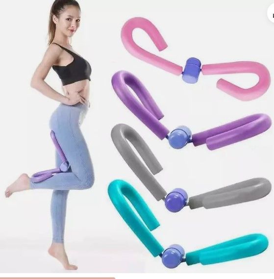 Fitness Thigh Master Muscle Toner - Hips, Butt, Leg, Arm Shaper - Postpartum Recovery Thigh Exerciser . Home Gym Resistance Exerciser for Kegel & Pelvic Floor Exercises"