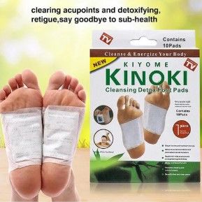 Kiyome Kinoki Detox Foot Pads - 10 Herbal Slimming Pads for Toxin Removal and Wellness