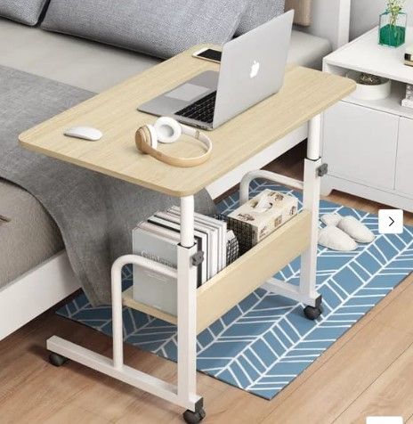 Portable Adjustable Laptop Desk Stand - Movable Ergonomic Workstation for Productivity . 80x40 cm