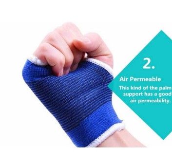 2 Sports Palm Support Gloves Brace (Pair) – Wrist & Hand Compression Wrap | Pain Relief & Injury Prevention for Gym, Sports, Typing, Daily Use Weightlifting Outdoor Sports Cycling Gloves