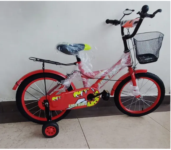 Lion King Bicycle Kids Bike For Sports Size: 16; Age 4 to 8 years(with balance wheels)