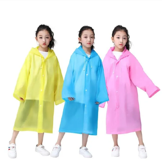 New arrival🔥🔥 Unisex Durable Light weight Eva Kids rain coat Suitable for children between 7-12 years of age