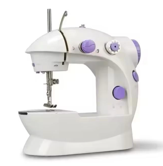 Mini Sewing Machine Portable Mini Desktop Foot Pedal Night Light Household Straight Line Cutter AutoSewing Machine with Light Cutter Foot Pedal Portable Night Light Sewing Machine