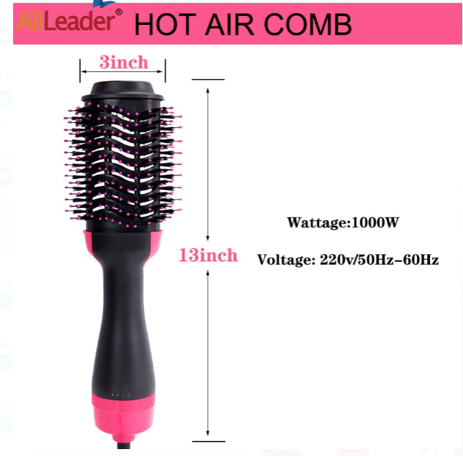 ELECTRIC HAIR DRYER .Blow Dryer & Hair Curling Iron Rotating Brush