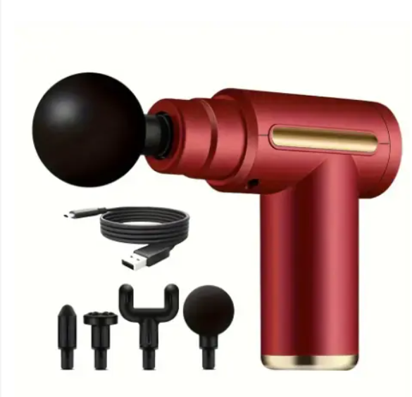 5 in 1 Portable Massage Gun for Full Body Relief Ideal for Back Neck Muscles
✅At home,gym,office.Increases exercise range and enhance blood circulation USB Rechargeable