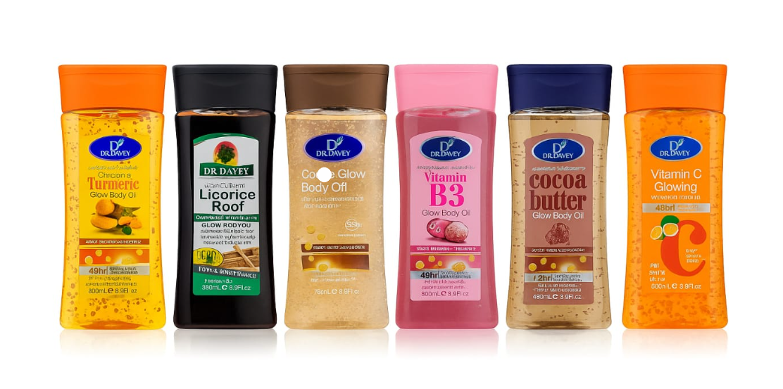 🔥Your Favorite Dr davey Glow Body Oils With 100% Pure Variety Replenishing Vitamins & Herbs Oils For Healthy Glowing Skin Ultimate Skin Care Personal Care Body Oil 200ml