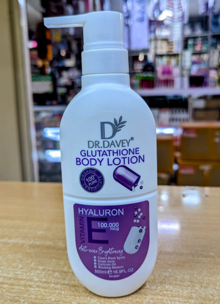 Dr. Davey Glutathione Body Lotion With Hyaluron & Vitamin E, Vitamin C arbutin lotion, Kojic Niacinamide