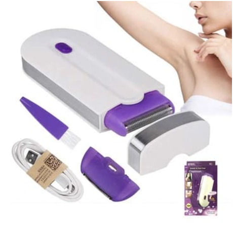 🔹️ ELEGANT ELECTRIC FACE & BODY PAINLESS HAIR REMOVER Portable Hair Removal Tool, Rotary Shaver,  Body, Face, Leg, Bikini Lip Hair Remover, Laser Hairs Epilator, Hair Trimmer for smooth skin no Burns