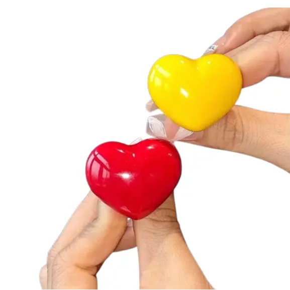 2 PCS NEW Heart Shape Toilet Presser Love Toilet Press Button Bathroom Water Tank Buttons Push Switch Bathing Room Decor Nail Protector✅