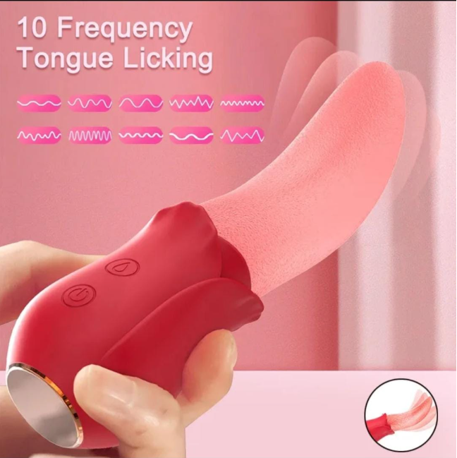 NEW INN ‼️‼️ 10 speeds realistic licking tongue rose . Your happiness is our priority 😊🤪 view 2