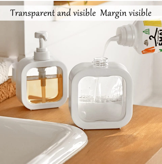 Brand New 500ml Clear Soap Dispenser Lotion Dispenser , Sanitizer Dispenser. Very High Quality Stylish and Luxurious Hand washer soap