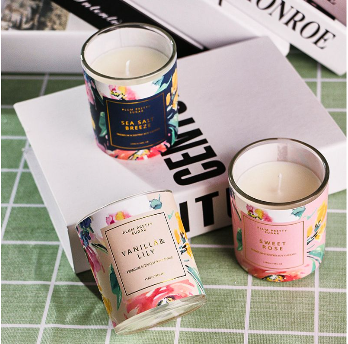 Botanical Scents Aromatherapy Scented Candles, Natural Lasting Fragrance, Smokeless, Stress Relief, Accompanying Gifts
50grams Scents ( sea salt breeze ,jasmine, sweet rose,vanilla&Lily ,blossom