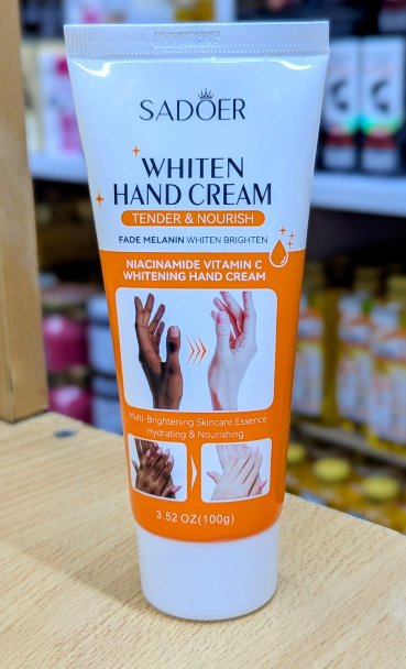 SADOER Fast Whitening Dark Knuckles Brighten Hand Cream Melanin Corrector Moisturizing Intense Stains Remover Cosmetics Skin Care