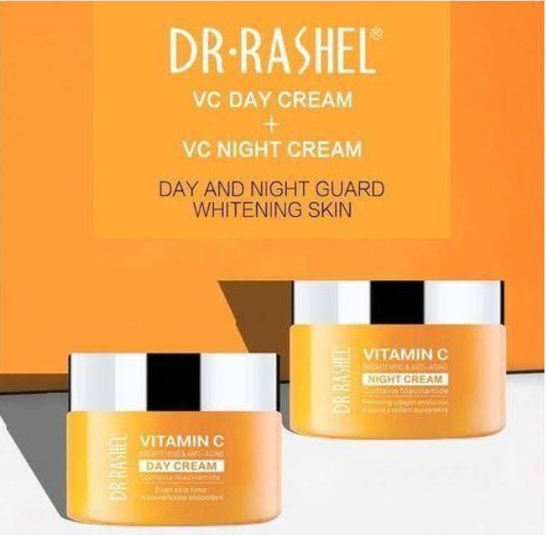 DR RASHEL  Original Vitamin C brightening & anti aging Day Cream , Night Cream