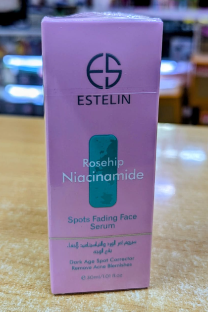 🔥Hot COMBO Deal 🔥 ESTELIN Rosehip Niacinamide Spots Fading, Smoothing & Moisturizing Serum + ESTELIN Niacinamide spots fading night cream that helps to even skin tone and moisturize