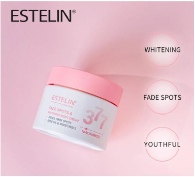🔥Hot COMBO Deal 🔥 ESTELIN Rosehip Niacinamide Spots Fading, Smoothing & Moisturizing Serum + ESTELIN Niacinamide spots fading night cream that helps to even skin tone and moisturize
