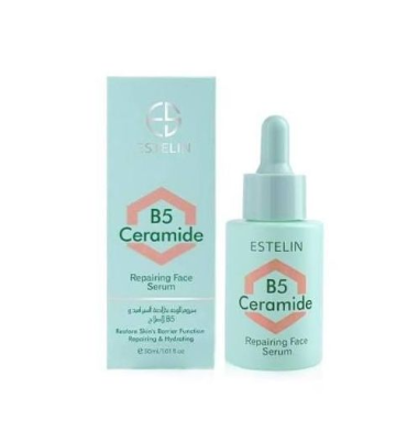 🔥Hot Deal COMBO 🔥 ESTELIN B5 Ceramide Repairing Face Serum + ESTELIN Ceramide with centella repair  Face Cream. Firms,Protects,Soothes,Strengthens,Restores, your skin barrier,