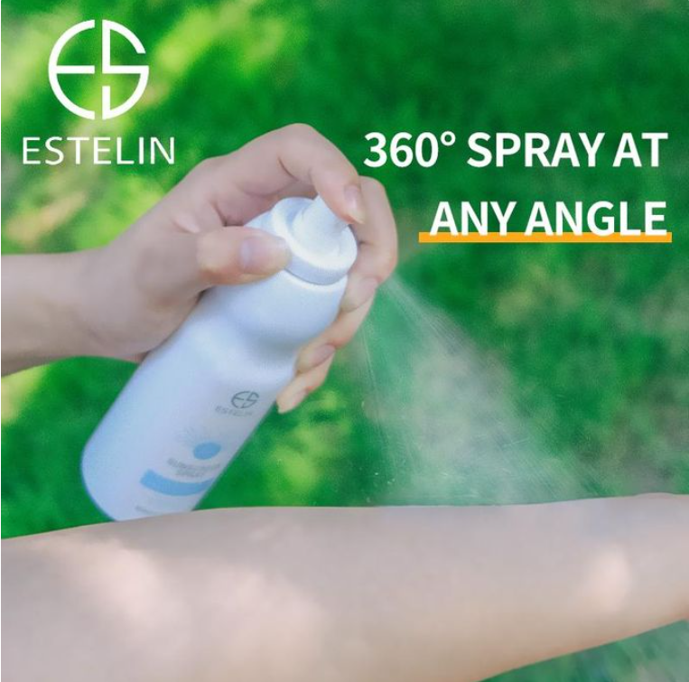 ESTELIN SPF50PA+++ Ultra-Light Sunscreen Spray -enriched with sun filters and moisturizing active ingredients that contributes towards the prevention and protection against sun burns and photo-aging