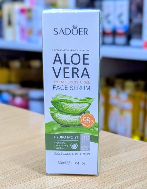 SADOER Aloe Vera Serum To Hydrate, Moisturize Oil Control, And Smooth Skin 30ml