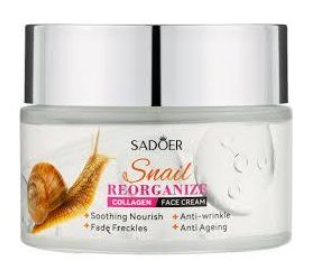SADOER Snail Collagen Anti-Aging Anti-Wrinkles Sooth Nourishing Reorganize Face Cream