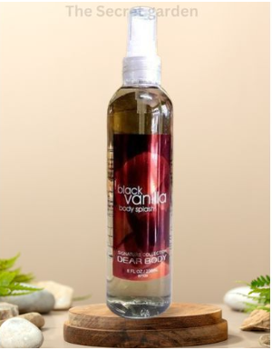 2 in 1 Dear Body Great Combo Dear Body Sweet Vanilla Body Lotion Deep Moisturizing + Vanilla Body Splash .Just the right combination to have you smelling right