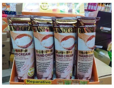 Fruit Of The Wokali Rice Reparative Hand Cream, Deeply moisturizes, lightens and soften hands .Repairs hands from cracks and dryness