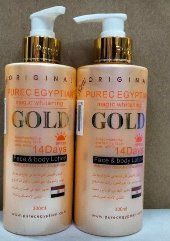 Pure Egyptian Magic Whitening Gold Face & Body Lotion For whitening, Skin Firming skin lotion
