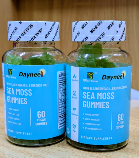 Sea Moss Gummies Highly Effective Anti-Aging, Cardiovascular Health, Cholesterol Support, Energy Support, Immune Support