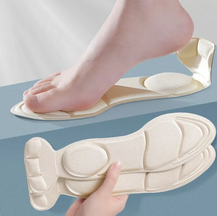 1 Pair Sponge Inner Soles Insoles Shoe Pad Inserts Ladies