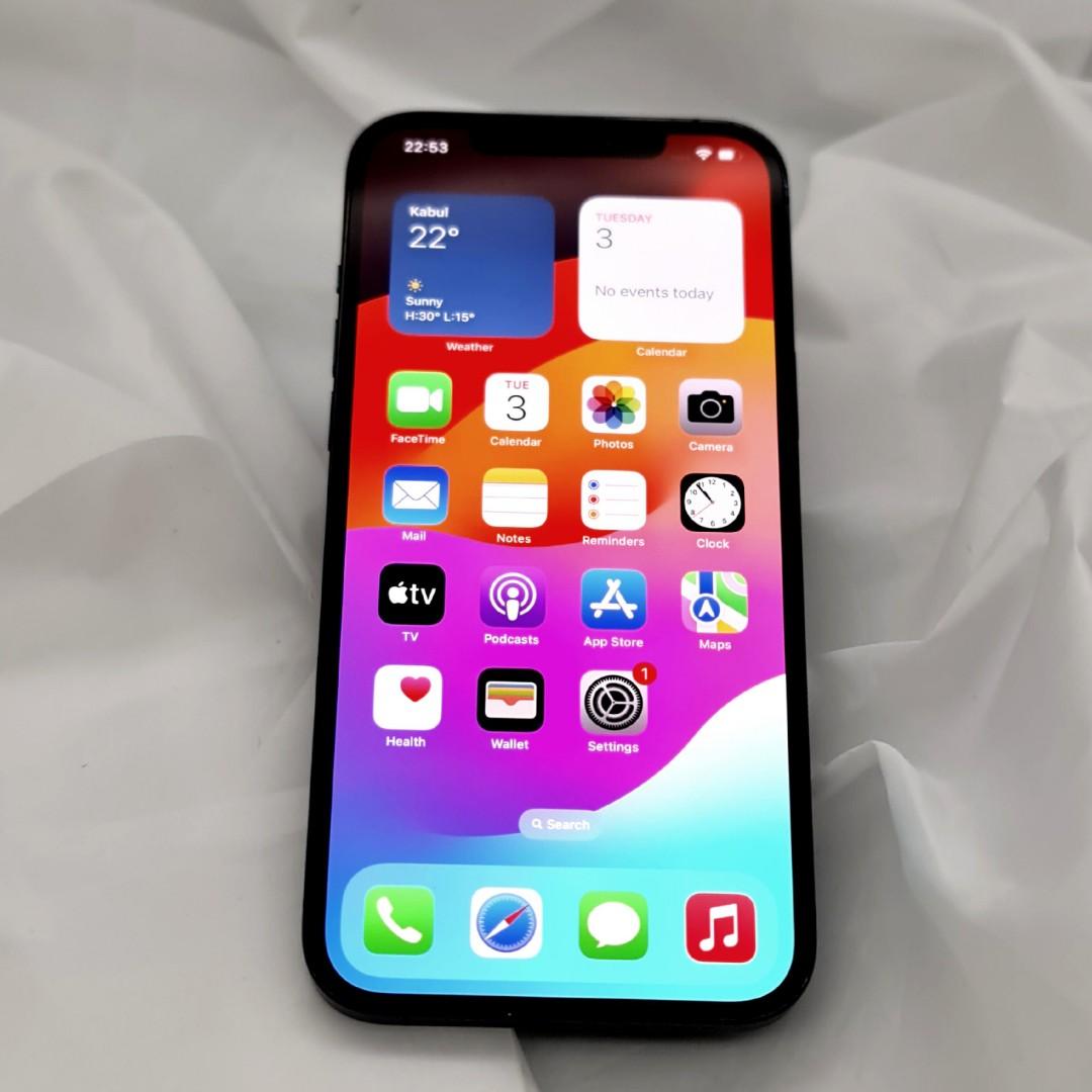 Refurbished Apple Iphone 12promax 128GB Dual sim card battery 88% Face ID