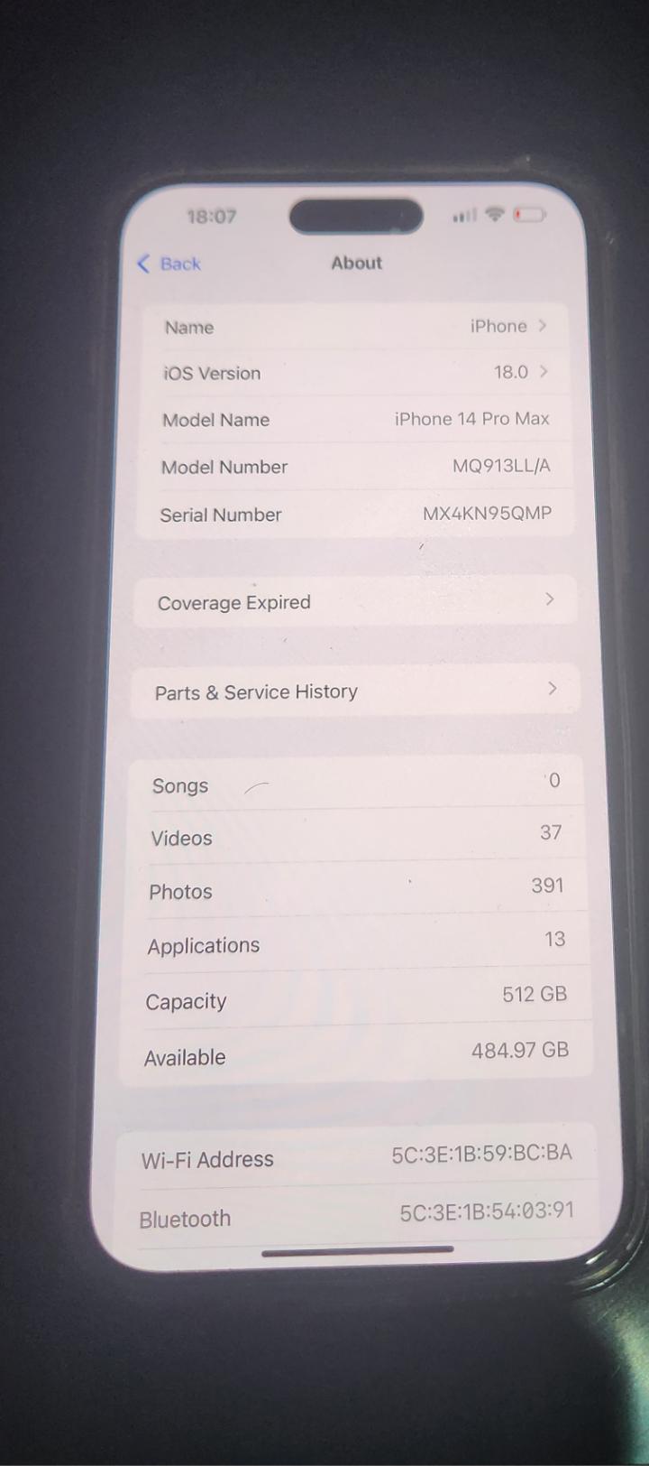 Refurbished iPhone 14 Pro Max 512GB  pro Grade Video Recording 48MP Dual sim cardUnlocked for All Carriers Excellent Condition Certified Includes Warranty