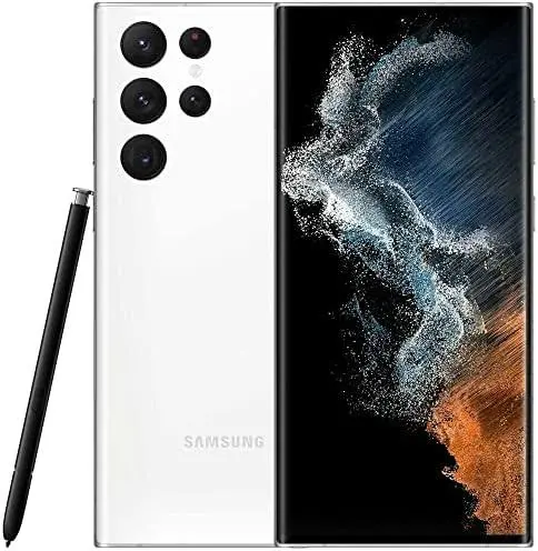 Refurbished Samsung Galaxy S22 Ultra 1TB - 6.8'' Dynamic AMOLED Display, Dual SIM, 108MP Camera, 5000mAh Battery, 5G Smartphone -White