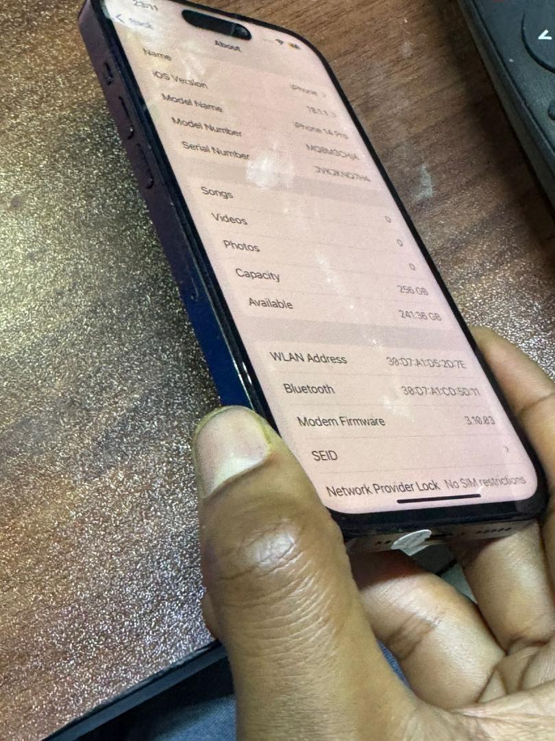 Apple iphone 14pro 256GB +6GB with Face ID Smart Phone mobile phone iPhone14PRO 6.7-inch 48MP+12MP Camera SmartPhone iPhone 6GB +256GB
