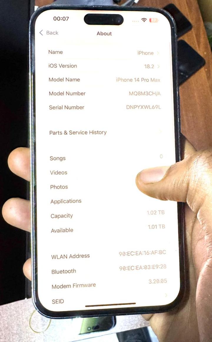 Refurbished Apple iPhone 14 Pro Max 1TB Smartphone Dual SIM Card Face Unlock 6.7 Inch + 5G Refurbished Phone.